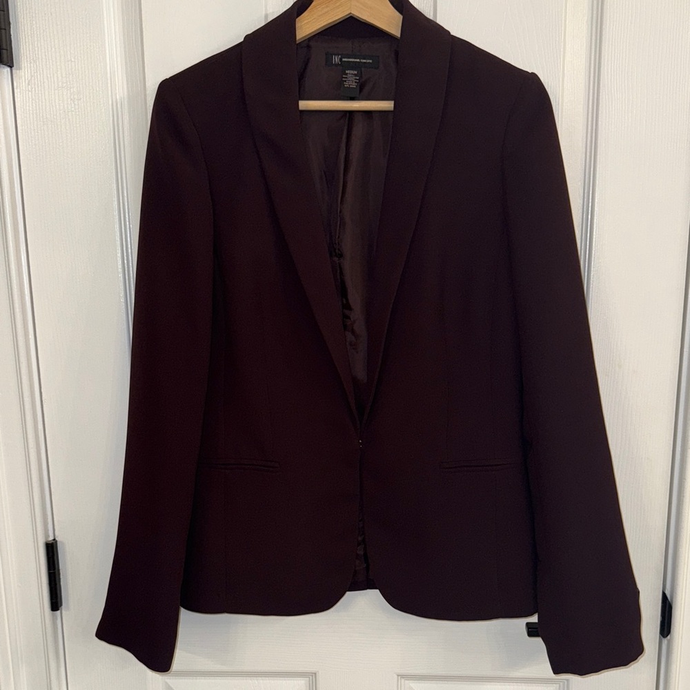 INC International Concepts Women's Black Blazer